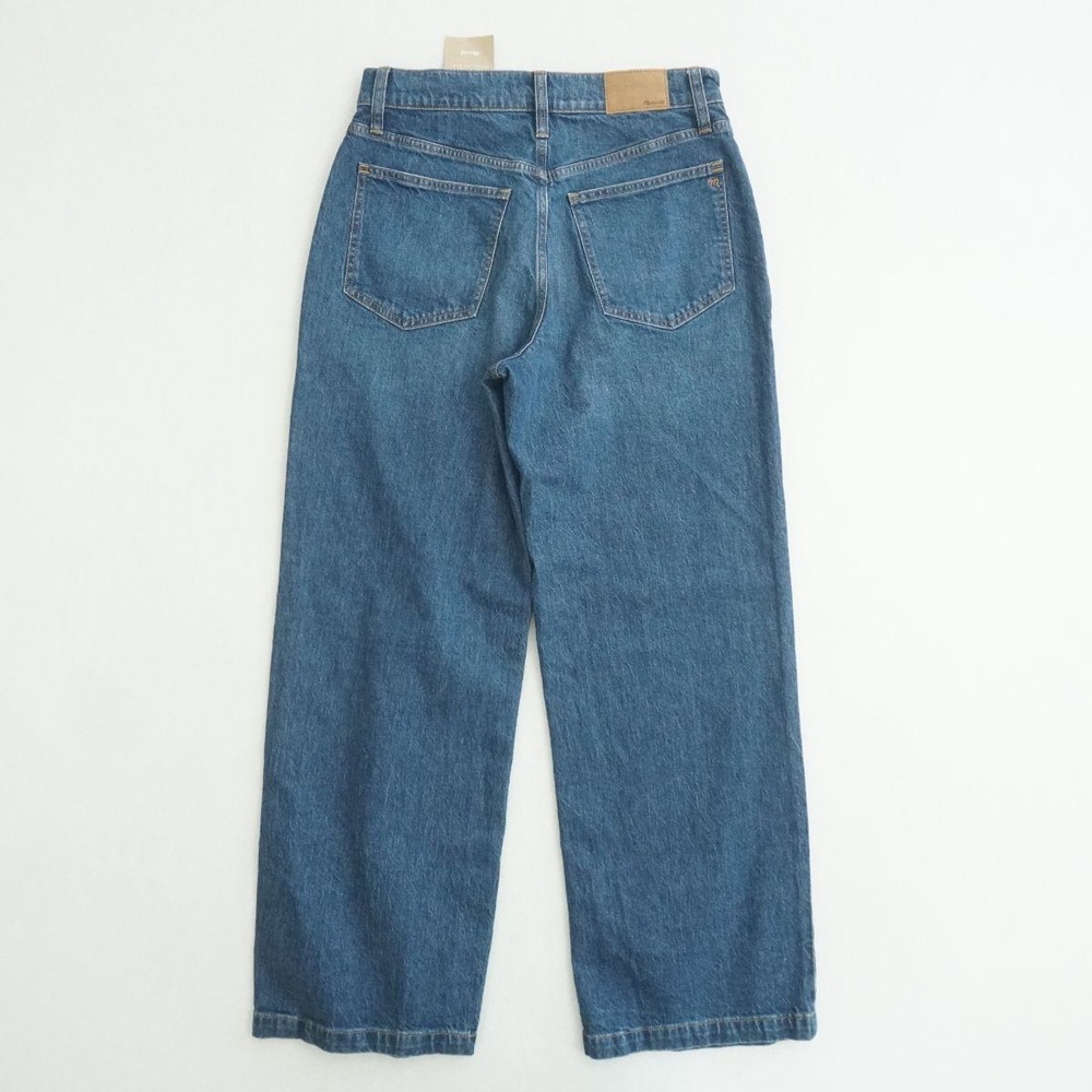Madewell The Perfect Vintage Wide Leg Jeans Womens Sz 29 High Rise Patch Pocket - Picture 3 of 11